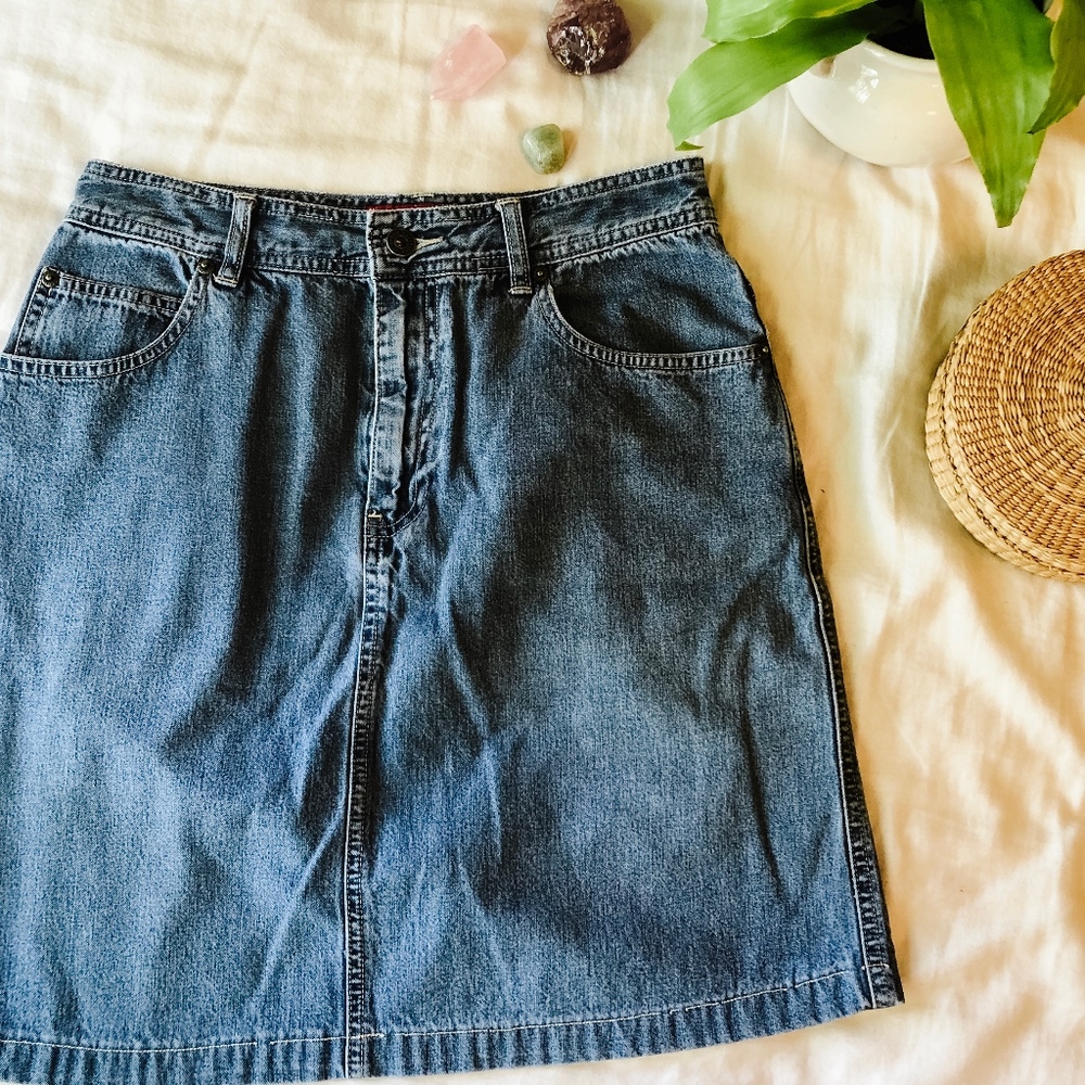 Vintage Old Navy High Waisted Denim Mini Skirt